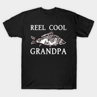 Fishing Grandpa Funny Dad Fathers Day Gift Fisherman T-Shirt